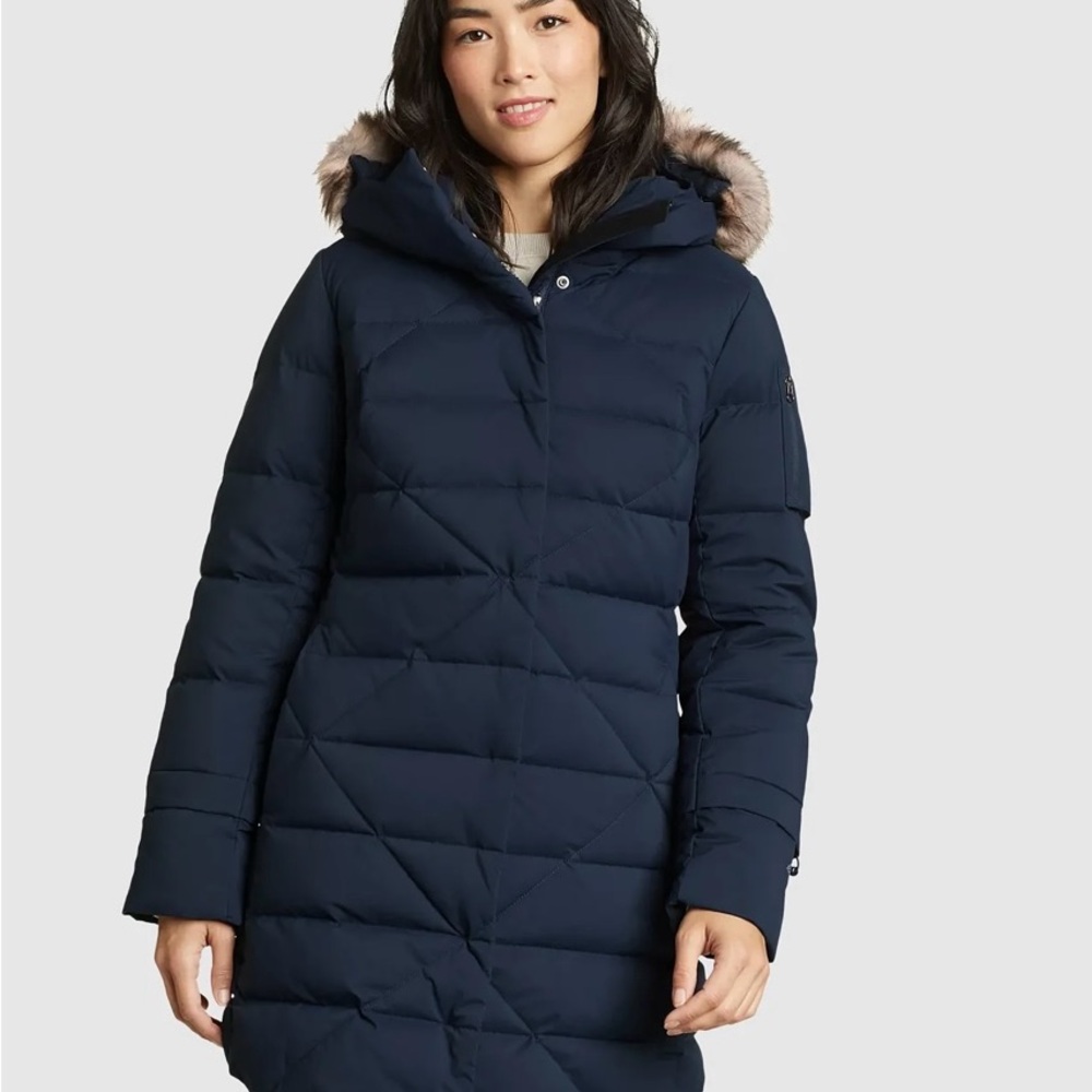 Eddie Bauer Sun Valley Frost Down Parka Large TALL